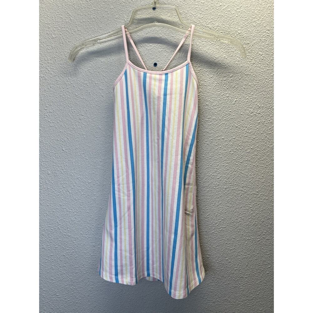 Forever 21 Kids Striped Tank Dress Pastel Multicolor Size 7/8 Girls